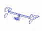 Фаркоп стандартный NISSAN Navara D40 (2005-2022) 0