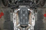 Защита двигателя LEXUS LS460 (2012-2017) 4x4 (часть 1) 4