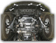 Защита радиатора KIA Mohave (2009+) 3,0D; 3,8 АКПП 0