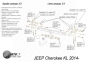 Фаркоп стандартний JEEP Cherokee KL (2014+) 1