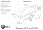 Фаркоп стандартный VOLKSWAGEN Golf VII (2017-2020) хэтчбек 0