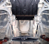 Защита двигателя MERCEDES-BENZ ML-class W163 (1998-2005) 2,7; 3,2; 3,5; 4,0TD; 5,5 2