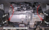 Защита двигателя и КПП VOLKSWAGEN Bora (1997-2005) 1,4; 1,6 МКПП 8
