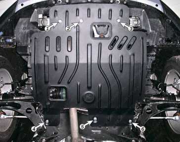Защита двигателя и КПП MITSUBISHI Outlander XL (2007-2012)
