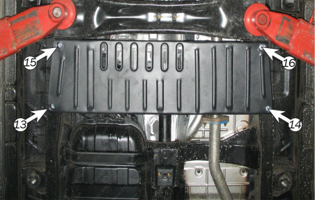 Защита РКПП SSANGYONG Actyon (2005-2018) 2,0XDi