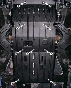 Защита КПП GREAT WALL Hover (2005+) 2,4; 2,8 TD