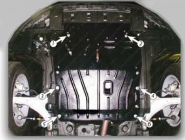 Захист двигуна та КПП CHEVROLET Orlando (2010+) 2,4; 2,0
