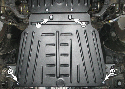 Защита КПП SSANGYONG Kyron (2007+) 2,0 XDi