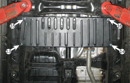 Защита РКПП SSANGYONG Kyron (2007+) 2,0 XDi