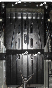 Защита КПП TOYOTA Hilux (2012-2015) 2,5D