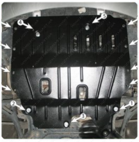 Защита двигателя и КПП AUDI TT (1997-2002) 1,8T quattro
