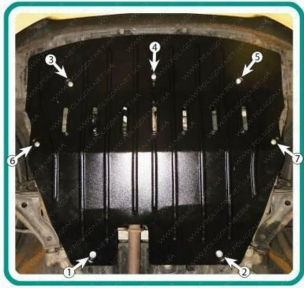 Захист двигуна та КПП CHEVROLET Spark M400 (2016+) 1,4