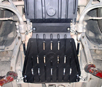 Захист КПП MERCEDES-BENZ ML-class W163 (1998-2005) 2,7; 3,2; 3,5; 4,0TD; 5,5