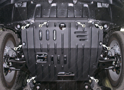 Защита двигателя и КПП LEXUS RX300; 330; 350; 400h (2003-2009)