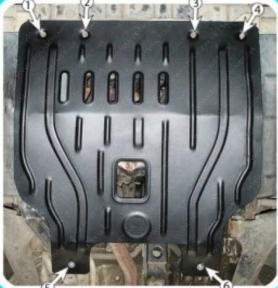 Защита двигателя и КПП DAEWOO Espero (1996-2000) 1,5; 2,0