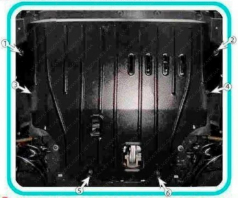 Захист двигуна та КПП FORD Focus 4 (2019+) 1,1 АКПП