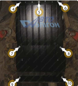 Захист КПП FORD Ranger (2006-2010) 2,5D МКПП