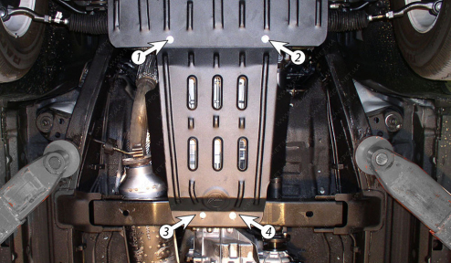 Защита КПП KIA Sorento (2006-2009) 2,5D