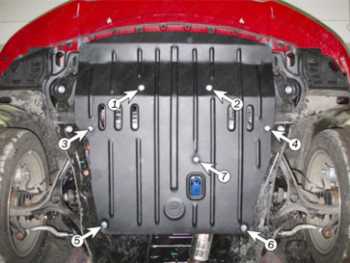 Захист двигуна та КПП HONDA Accord 8 (2007-2015) 2,0; 2,4; 3,5+USA (седан, купе)