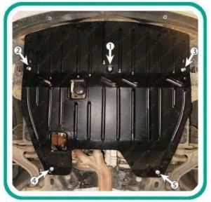 Захист двигуна та КПП FORD Taurus (2013-2019) 3,5