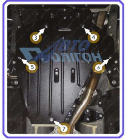 Защита КПП SUBARU Forester 6 (2025+) 2,5