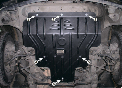 Защита двигателя BMW E34 (До1996) 520; 525; 535; 540