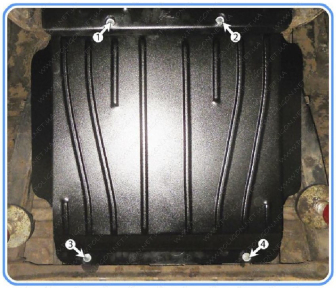 Защита КПП HYUNDAI Terracan (2004-2007) 3,3; 2,9 CRDI