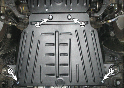 Защита КПП SSANGYONG Actyon (2005-2018) 2,0 XDi