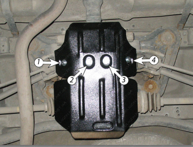 Защита дифференциала HYUNDAI Santa Fe (2000-2006) 2,0; 2,4; 2,0D