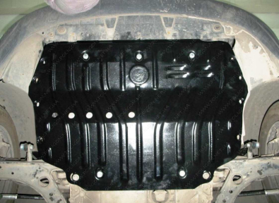 Защита двигателя и КПП VOLKSWAGEN Touran (2010-2015) 1,4Tsi (стальной подрамник)