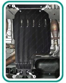 Защита РКПП INFINITI QX56 (2010-2020+) 5,6