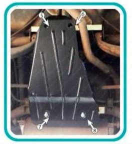 Защита дифференциала RENAULT Megane Scenic (1999-2003) 2,0