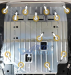 Защита двигателя и КПП OPEL Movano (2021+) 2,2TDi МКПП