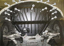 Захист двигуна INFINITI M30D (2012+) 3,0D
