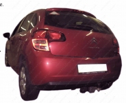 Фаркоп стандартный CITROEN C3 (2009+)