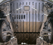 Защита двигателя и КПП PEUGEOT 607 (2004-2010)