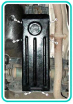 Защита дифференциала SUBARU Impreza WRX (2000-2007)