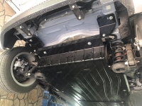 Защита аккумуляторной батареи FIAT 500E (2013+) задняя