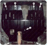 Защита двигателя и КПП DAEWOO Leganza (1996-2003) 2,0