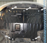 Защита двигателя и КПП VOLVO S40 (2001-2004) 2,0