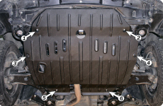 Захист двигуна та КПП TOYOTA Previa (2000-2006) 2,4; 3,0|2,0DI