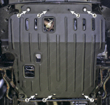 Защита двигателя и КПП CHRYSLER Sebring (2007-2010) 2,0; 2,4
