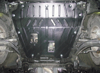 Защита двигателя и КПП NISSAN Qashqai /+2 (2007-2013) 1,6 МКПП; 2,0 АКПП