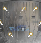 Защита двигателя и КПП HYUNDAI Sonata (2023+) 2,0 АКПП