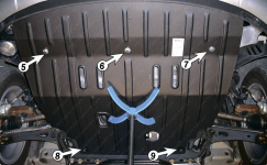 Захист двигуна та КПП FORD Fusion (2002-2012) 1,4, 1,6/1,6TDCi МКПП