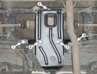 Защита дифференциала HYUNDAI Tucson (2004-2010) 2,0; 2,7