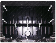 Захист двигуна AUDI A6 C7 (2010-2018) 2,0; 2,8; 4,0; 2,0D; 3,0D + S6 + RS 6