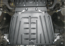 Защита КПП SSANGYONG Actyon (2005-2018) 2,0 XDi