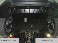 Защита двигателя и КПП HYUNDAI Creta (2015+) 1,6, 2,0