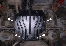 Защита дифференциала NISSAN Pathfinder (2005-2014)